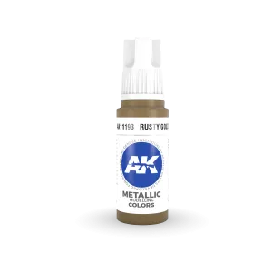 AK Interactive AK11193 3G Rusty Gold Acrylic Paint 17ml