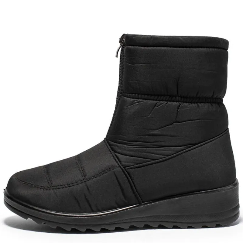 Cuzcare Women Orthopedic Boots Plush Ankle Booties