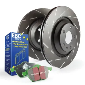EBC Brakes S2KR1970 S2 Kits Greenstuff 2000 and USR Rotors