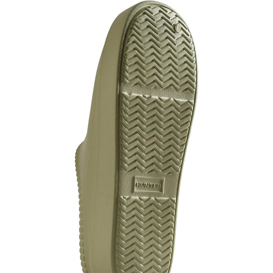 In/Out Bloom Algae Ladies Foam Clog - Muffled Green by Hunter