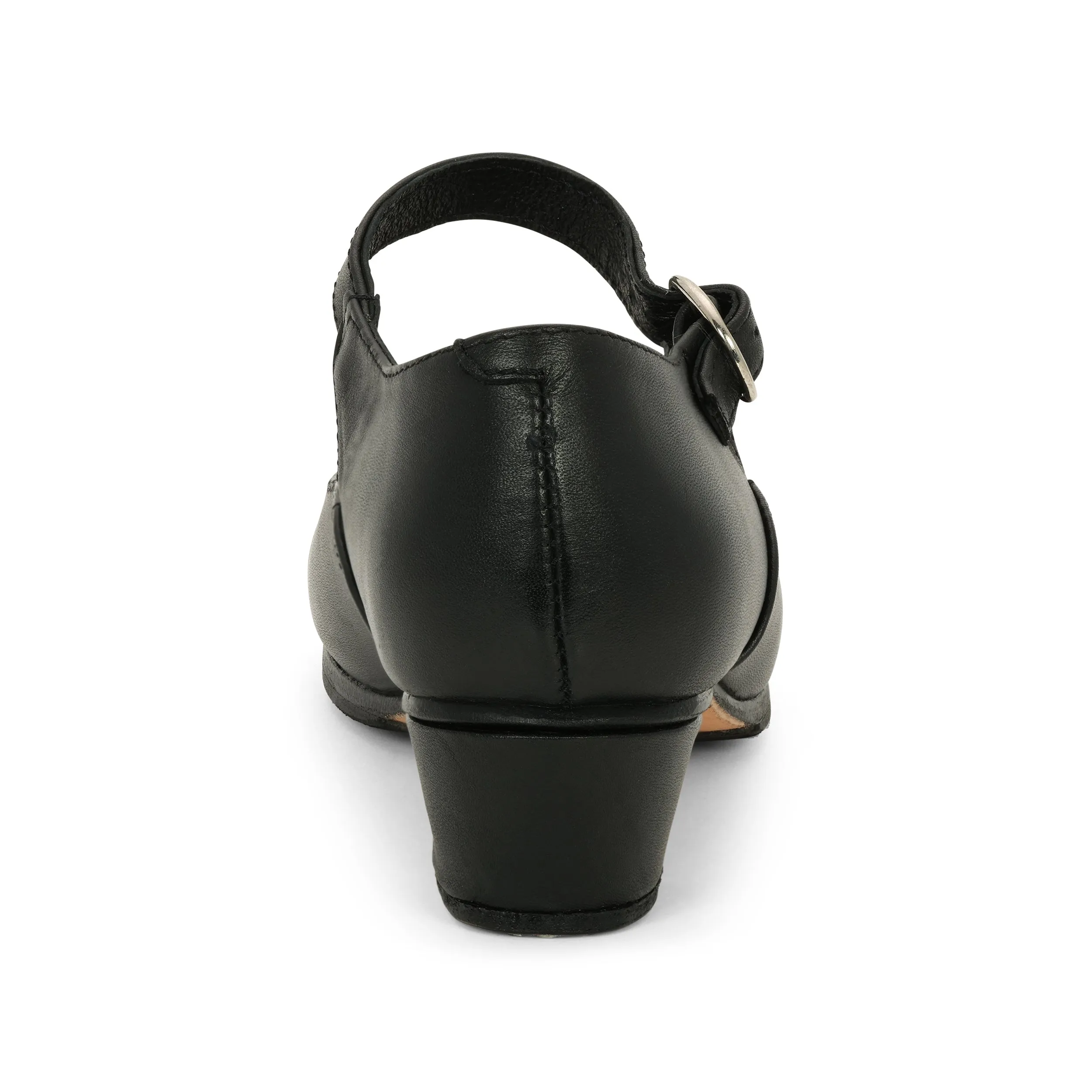 Manzano 470 Women's Folklorico Shoes with Nails, Leather, 5cm Heel