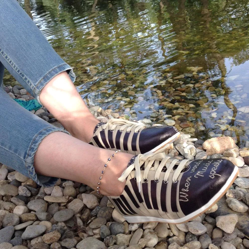 Piano Ballerinas Shoes SLV198