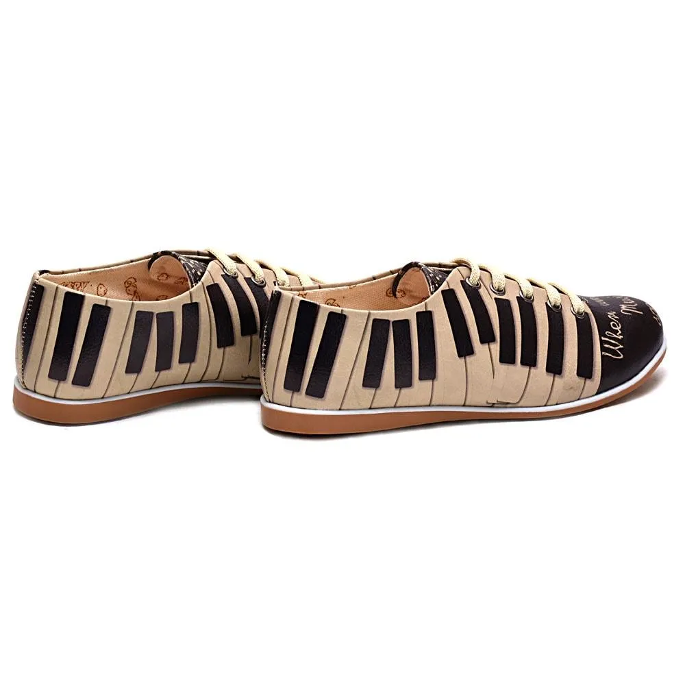 Piano Ballerinas Shoes SLV198