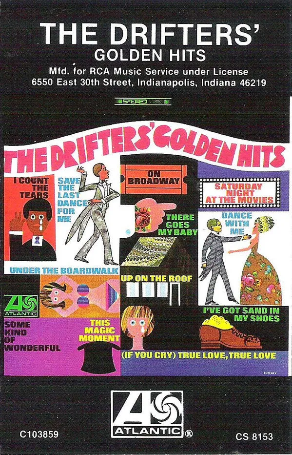 The Drifters - The Drifters' Golden Hits (Cass, Comp, Club, RCA) (VG )